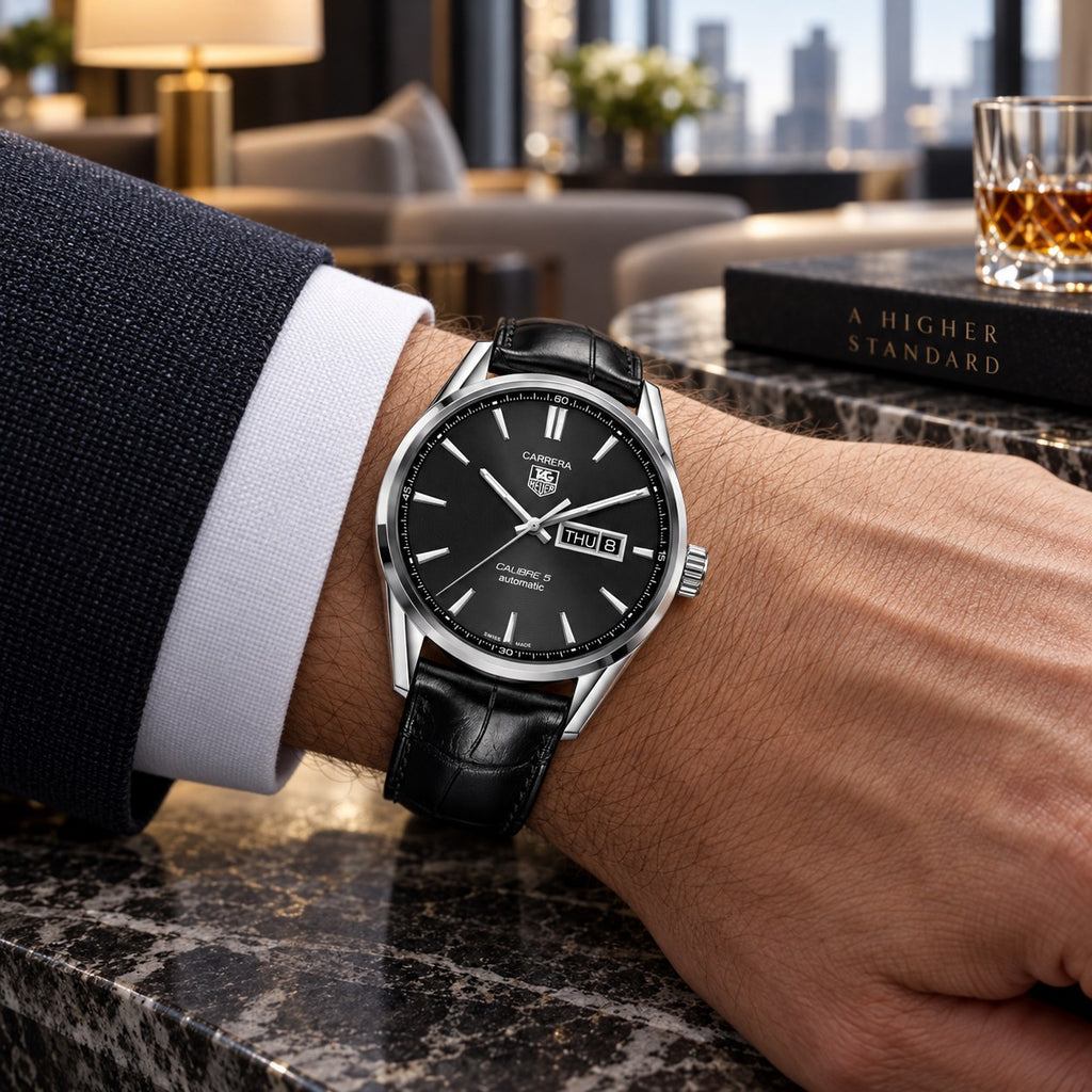 TAG Heuer WAR201A.FC6266 watch on wrist