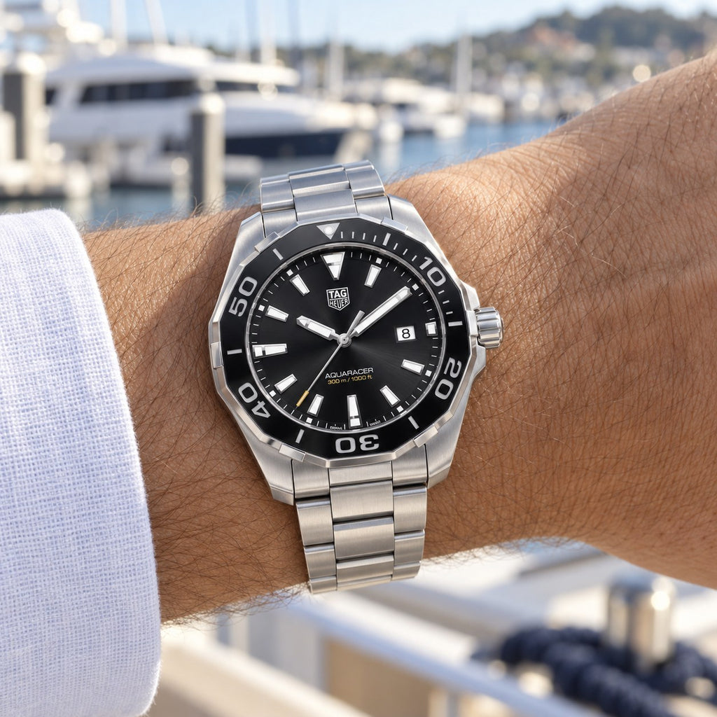 TAG Heuer WAY101A.BA0746 watch on wrist