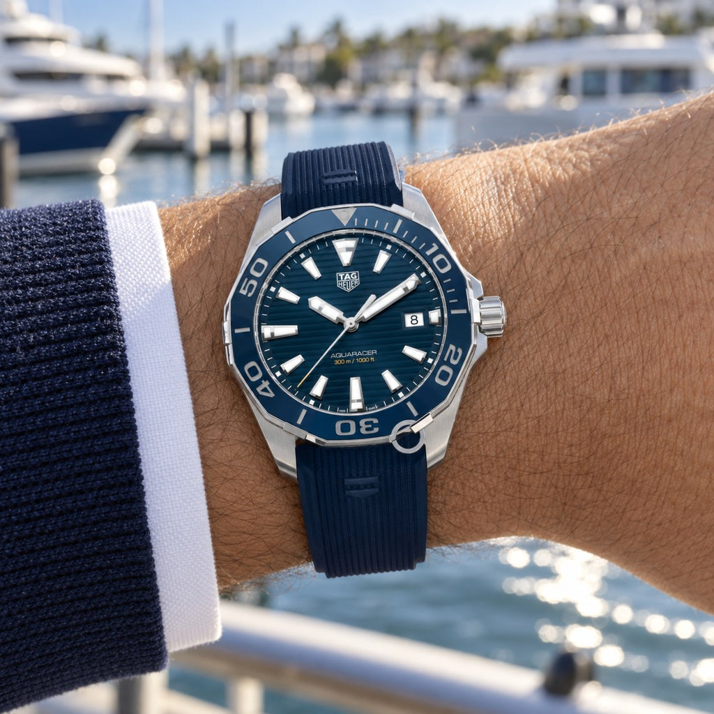 TAG Heuer WAY111C.FT6155 watch on wrist