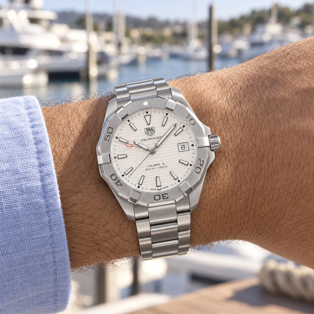 TAG Heuer WAY111Y.BA0928 watch on wrist