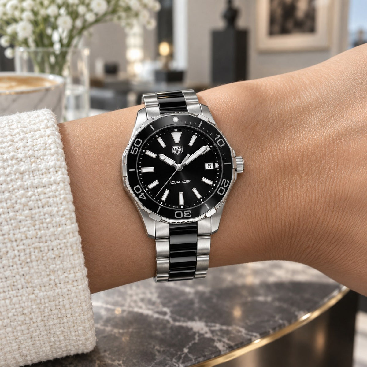 TAG Heuer WAY131G.BA0913 watch on wrist