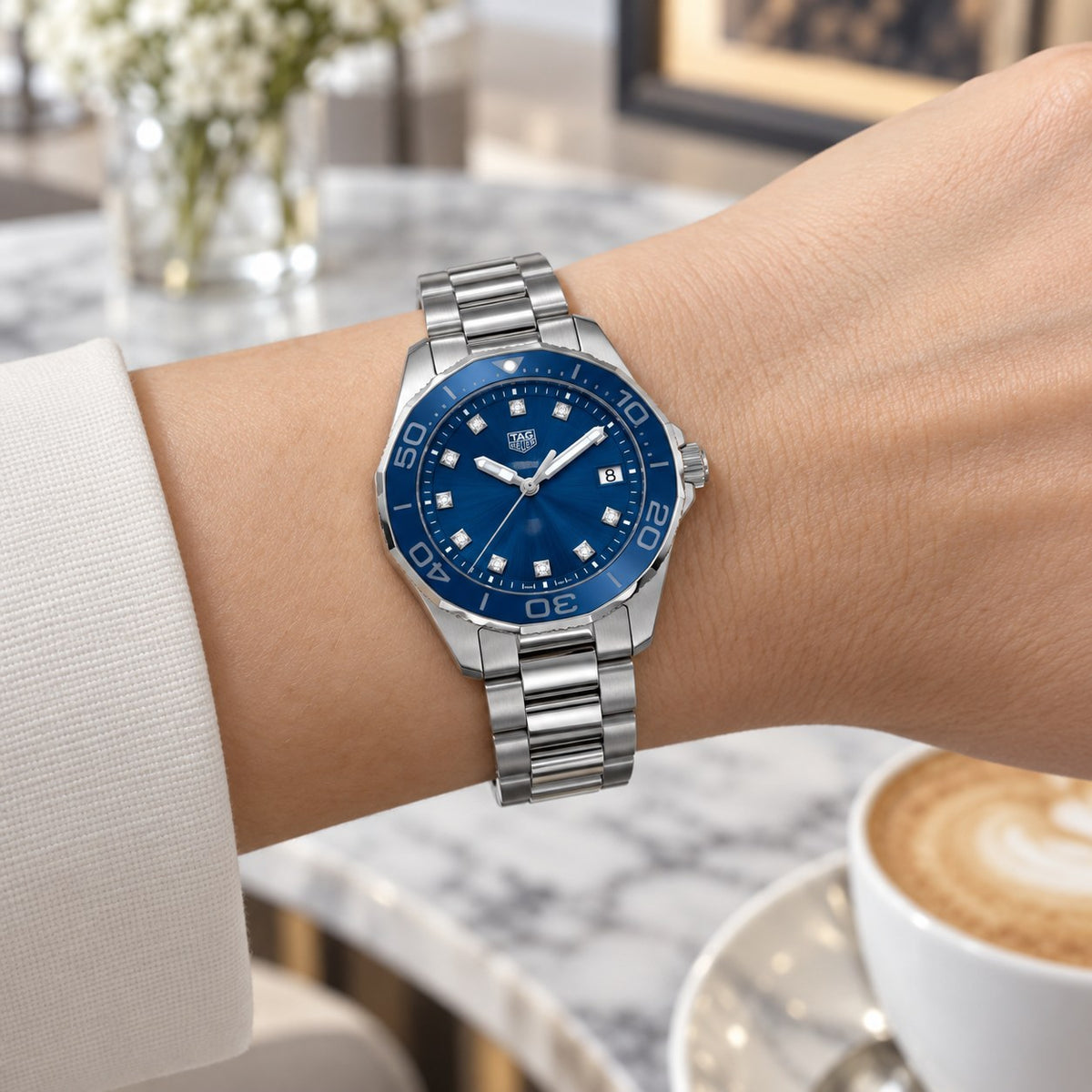 TAG Heuer WAY131L.BA0748 watch on wrist