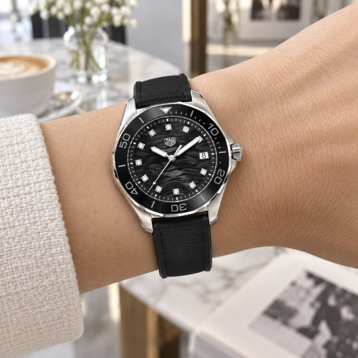 TAG Heuer WAY131M.FT6092 watch on wrist