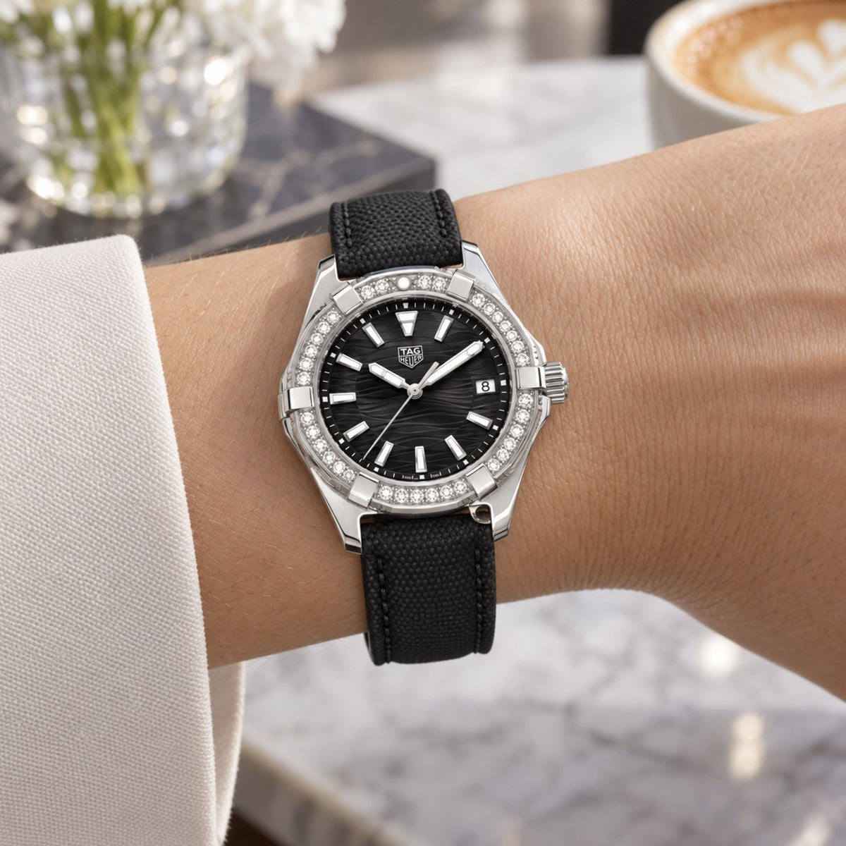 TAG Heuer WAY131P.FT6092 watch on wrist