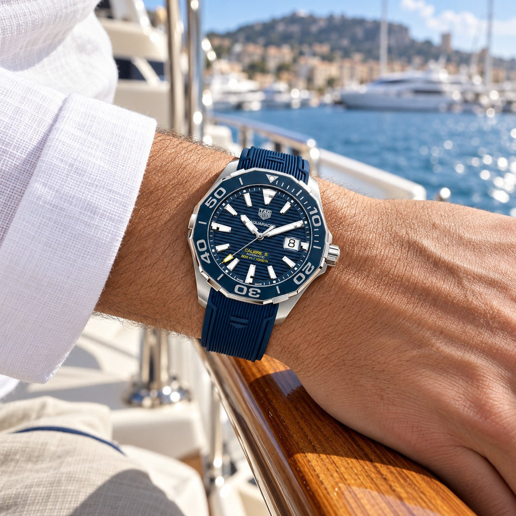TAG Heuer WAY201B.FT6150 watch on wrist
