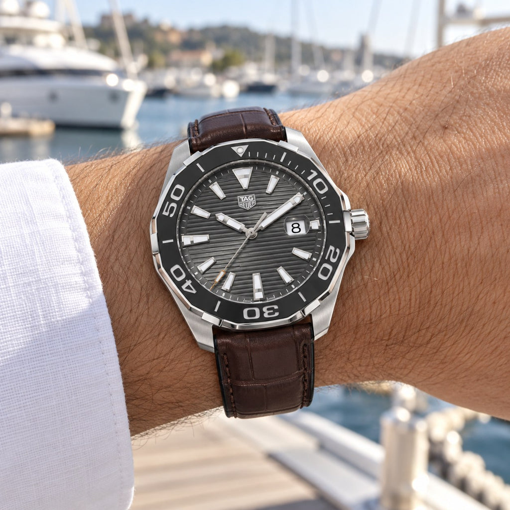 TAG Heuer WAY201M.FC6474 watch on wrist