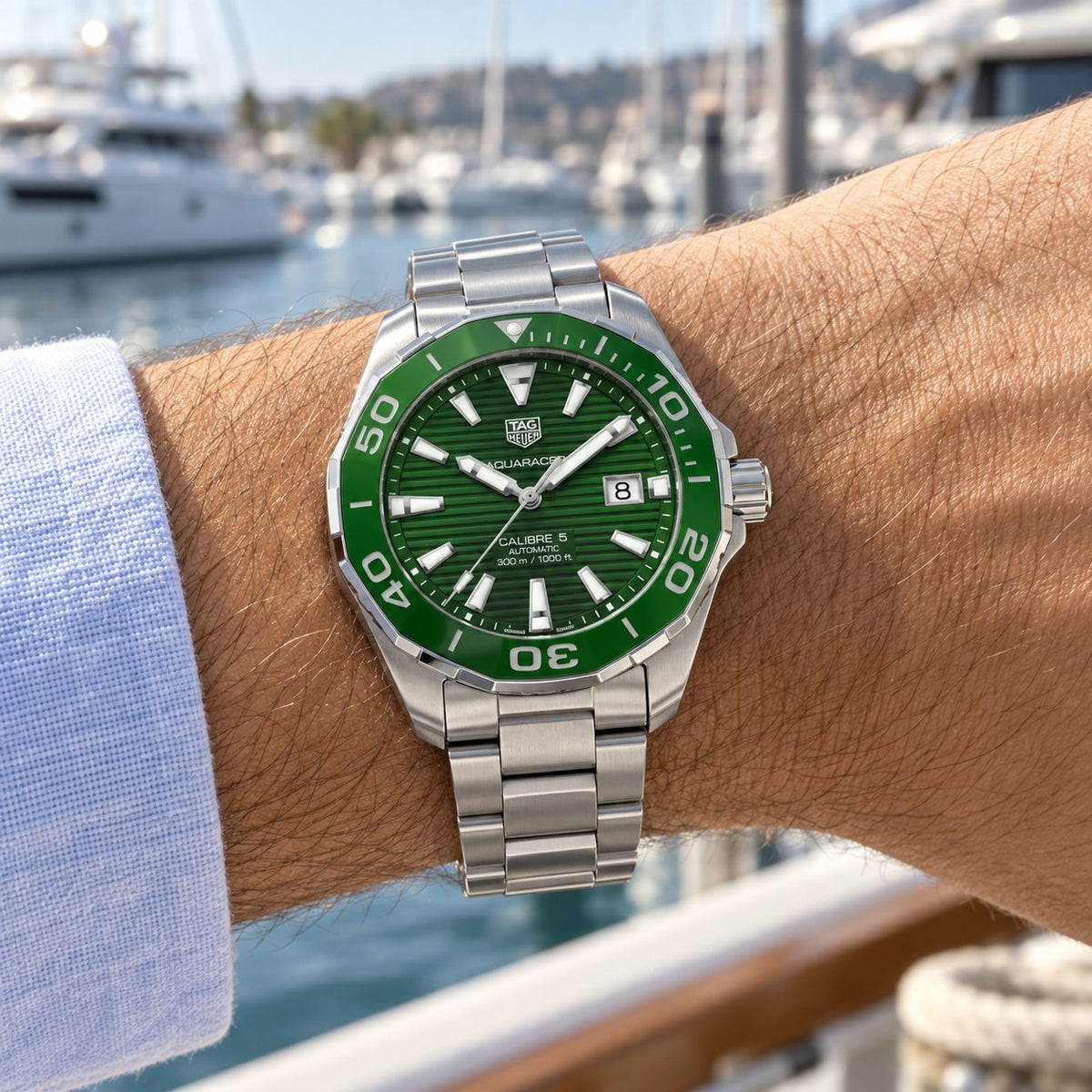TAG Heuer WAY201S.BA0927 watch on wrist