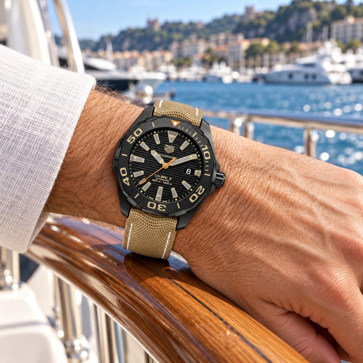 TAG Heuer WAY208C.FC6383 watch on wrist