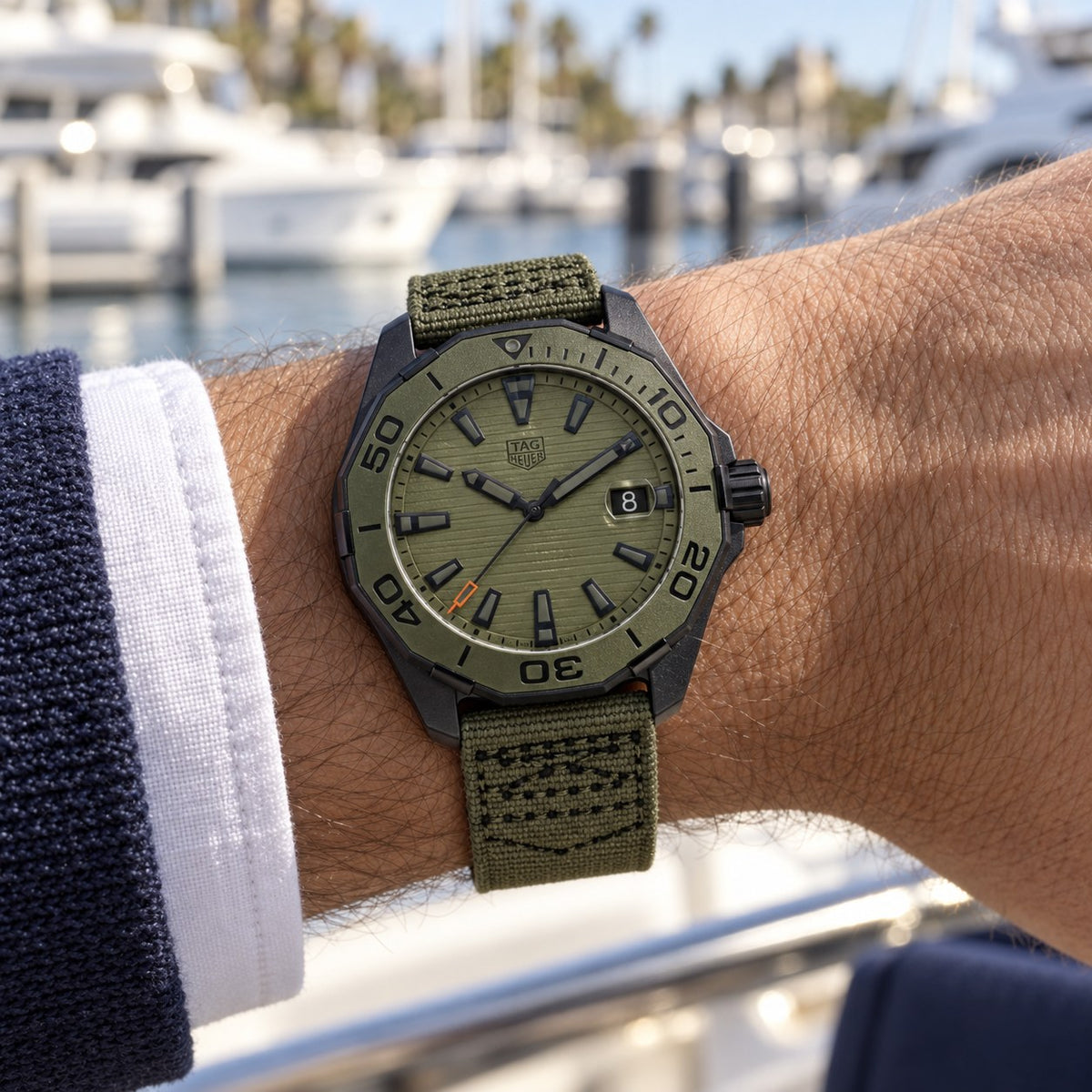 TAG Heuer WAY208E.FC8222 watch on wrist