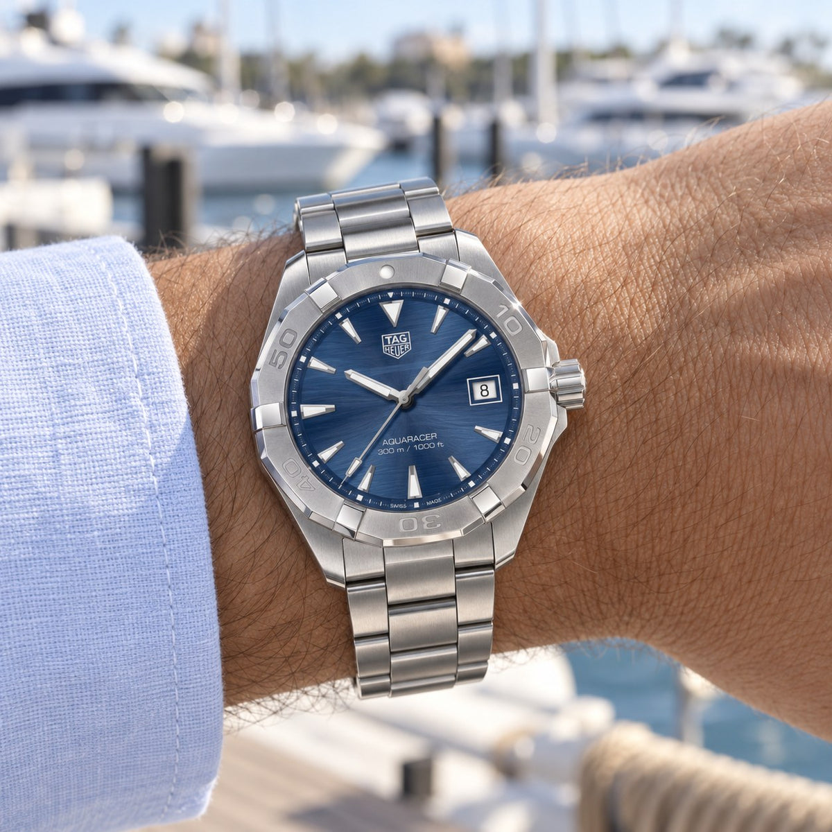 TAG Heuer WAY2112.BA0928 watch on wrist