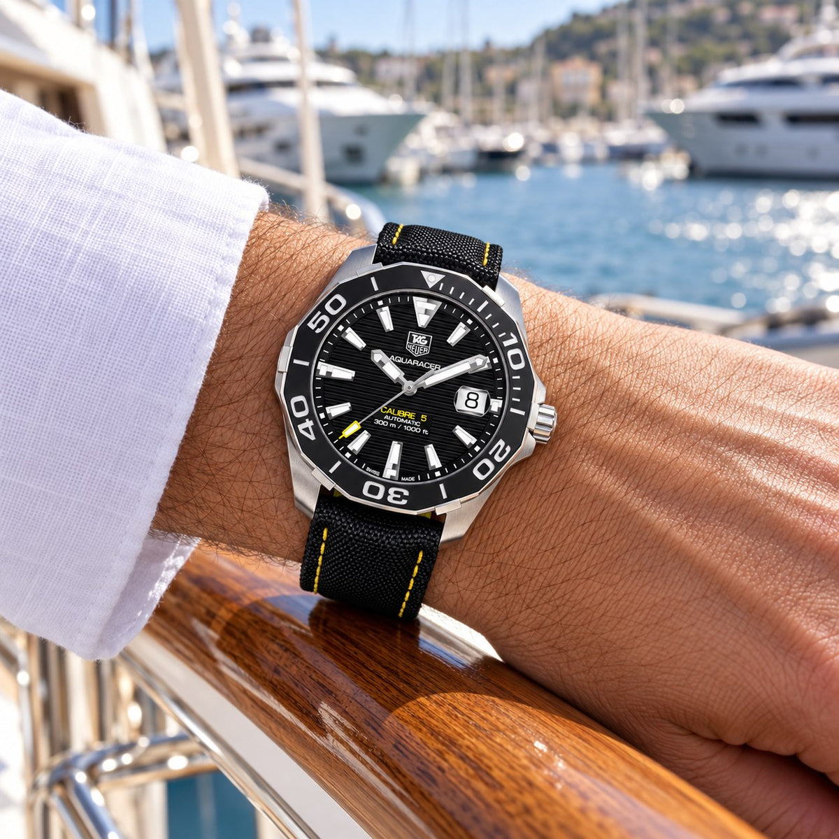 TAG Heuer WAY211A.FC6362 watch on wrist