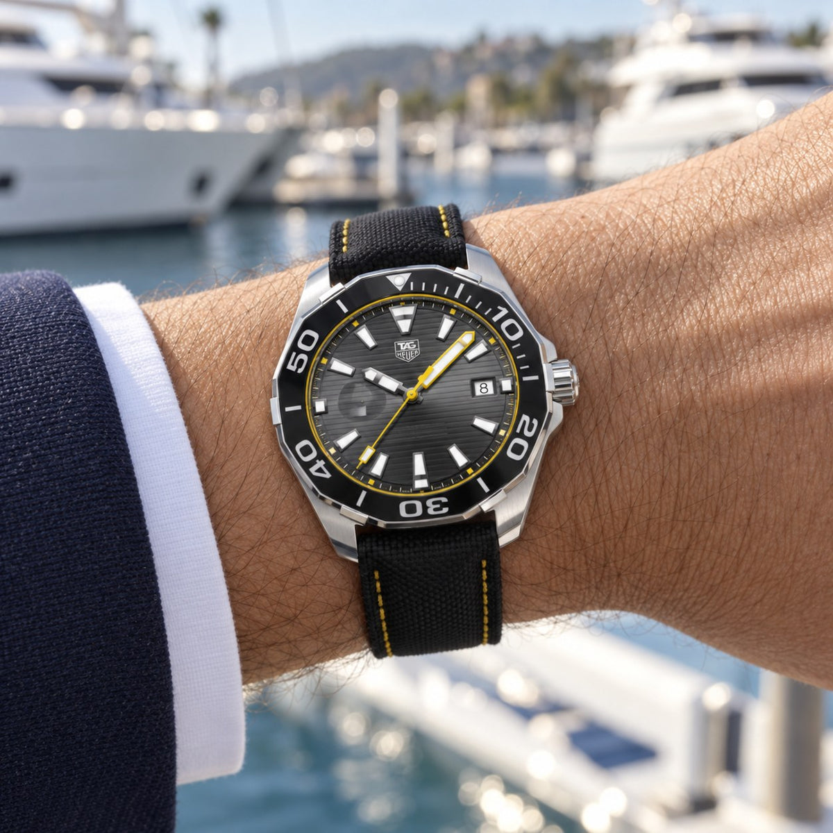 TAG Heuer WAY211F.FC6362 watch on wrist