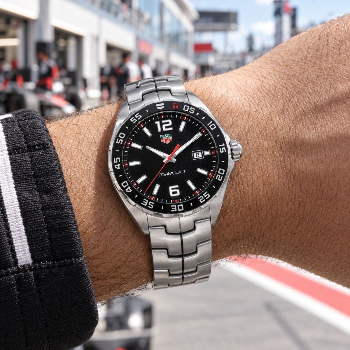 TAG Heuer WAZ1012.BA0883 watch on wrist
