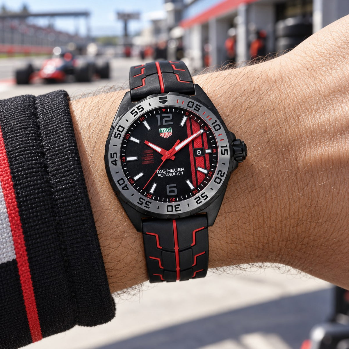 TAG Heuer WAZ1014.FT8027 watch on wrist