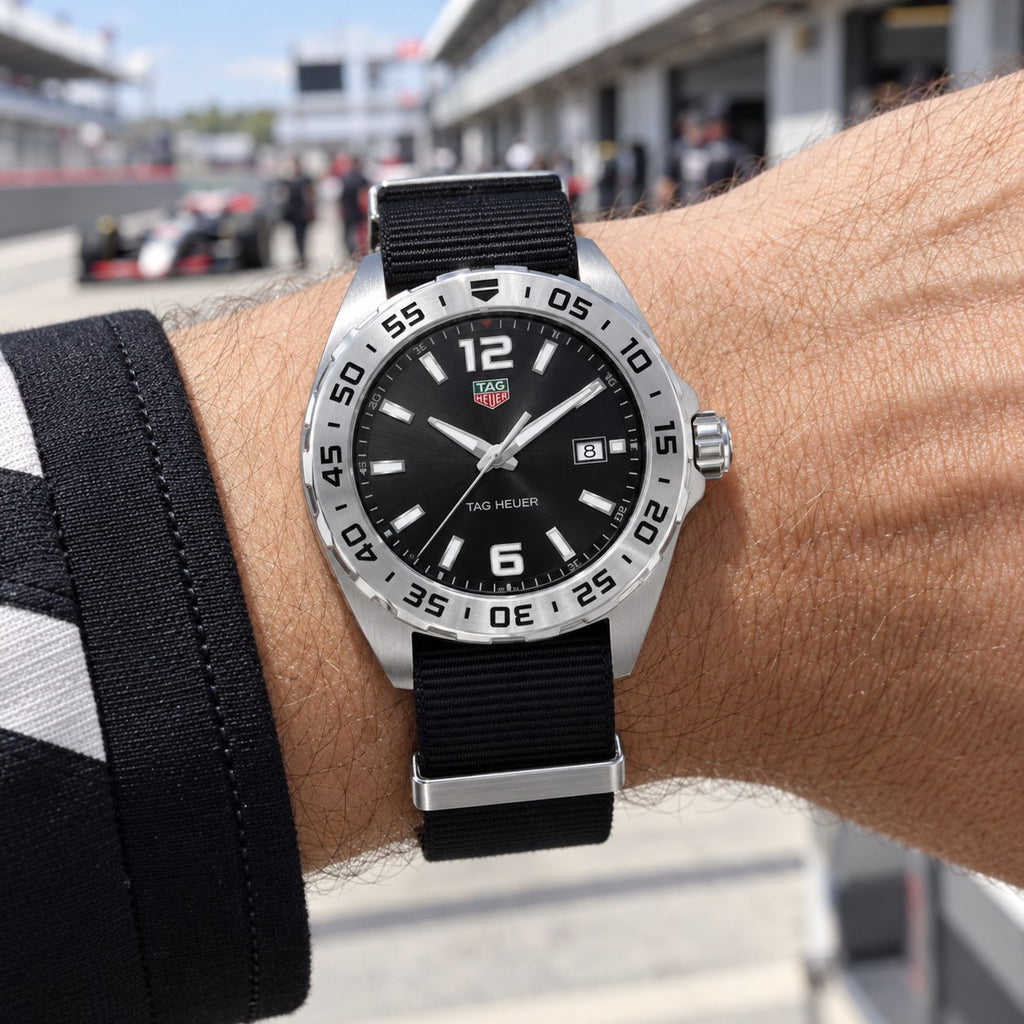 TAG Heuer WAZ1015.FC8198 watch on wrist
