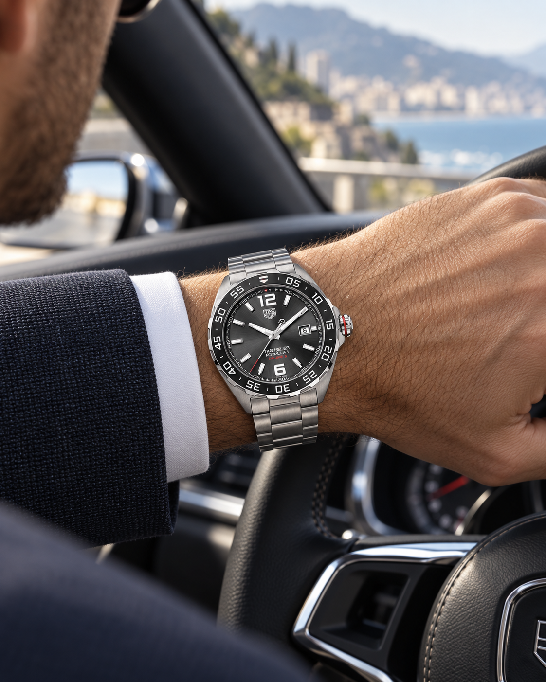 TAG Heuer Formula 1 Date WAZ2011.BA0842 luxury lifestyle wrist view