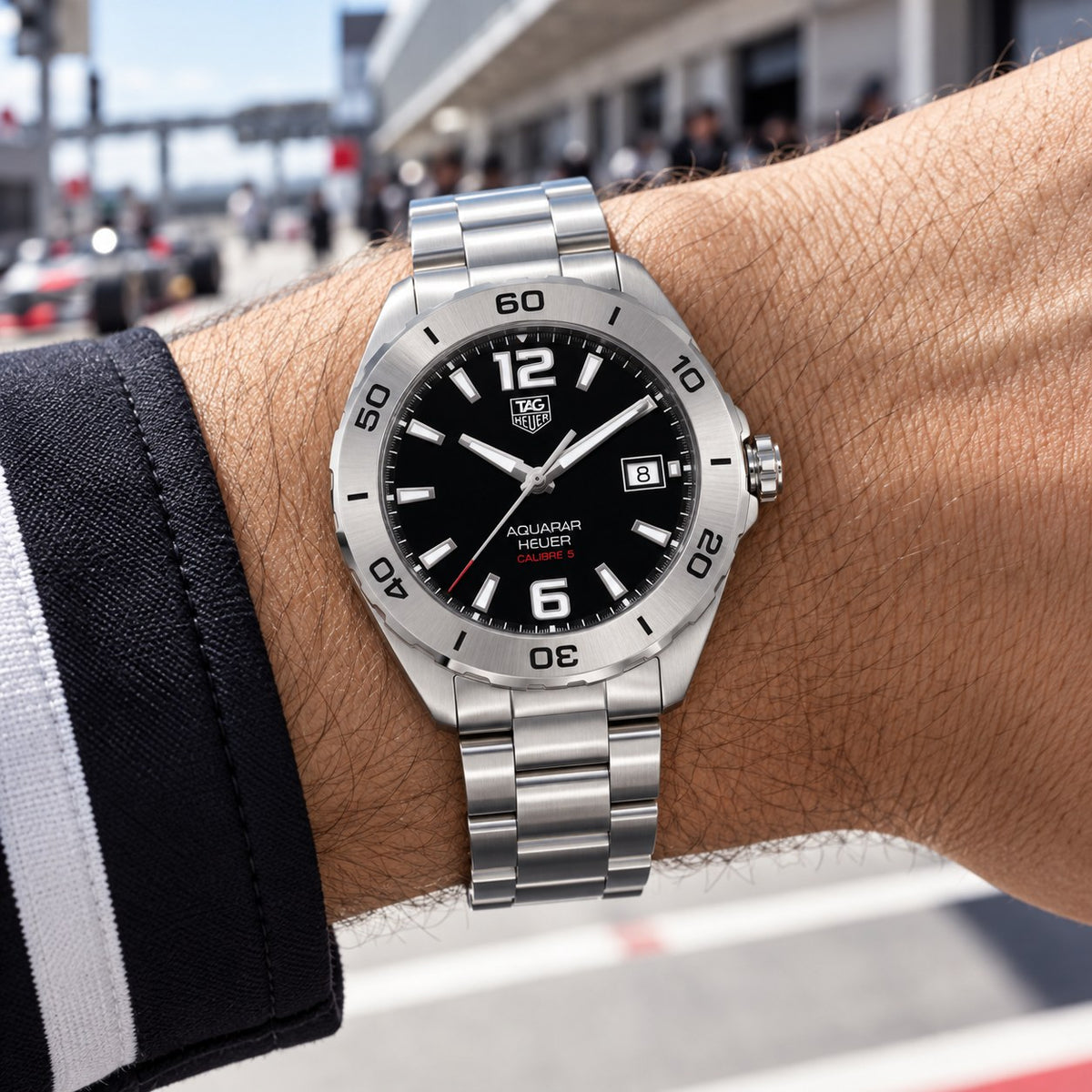 TAG Heuer WAZ2113.BA0875 watch on wrist