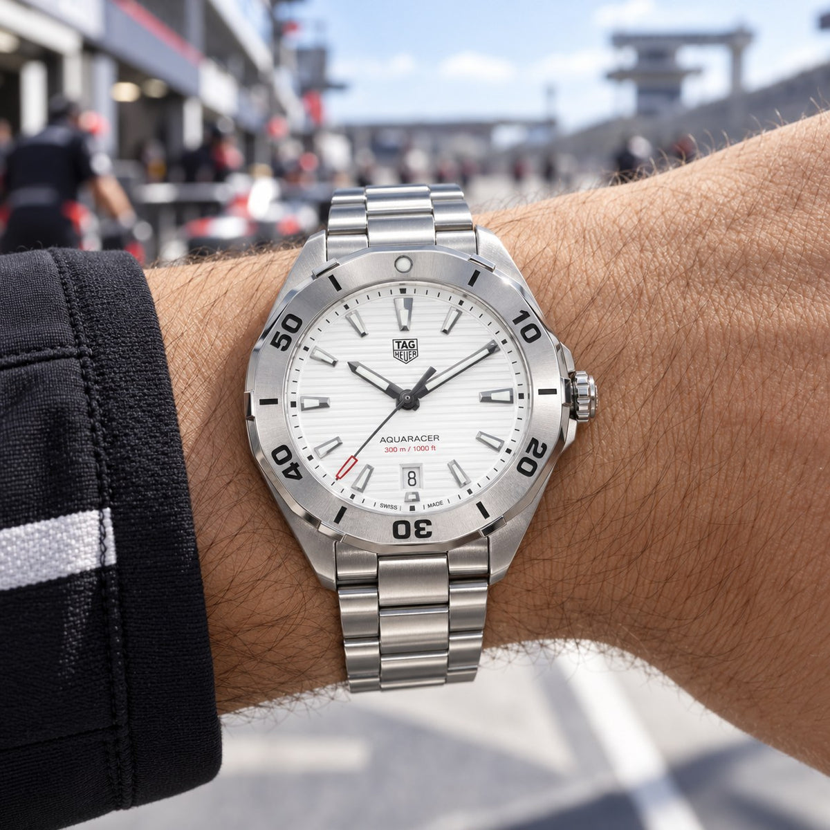 TAG Heuer WAZ2114.BA0875 watch on wrist