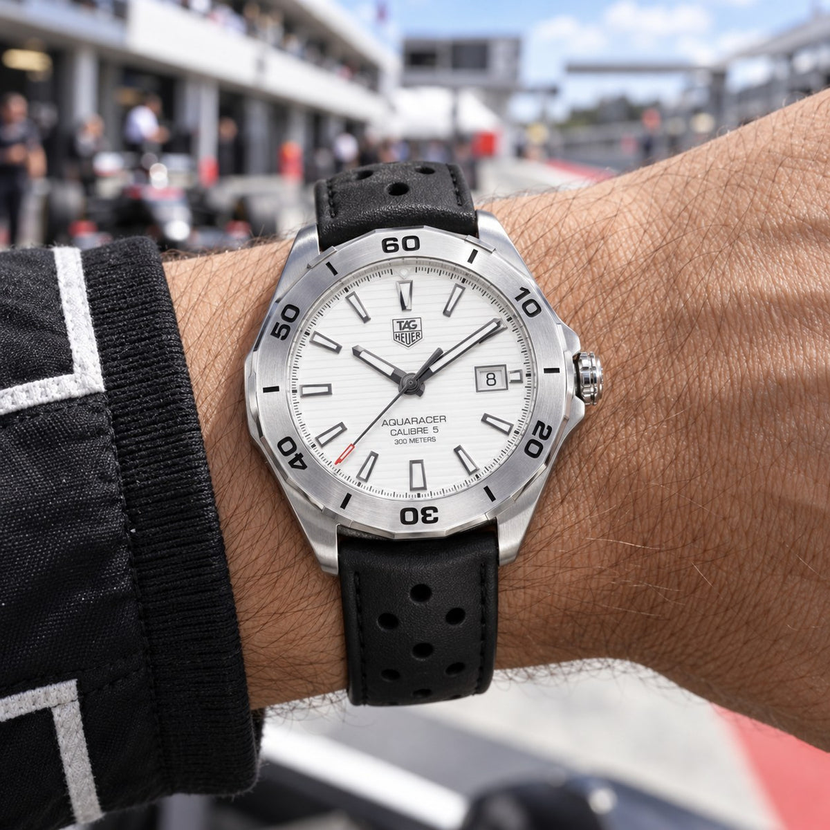 TAG Heuer WAZ2114.FT8023 watch on wrist