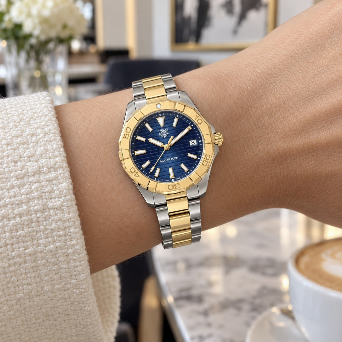 TAG Heuer WBD1325.BB0320 watch on wrist
