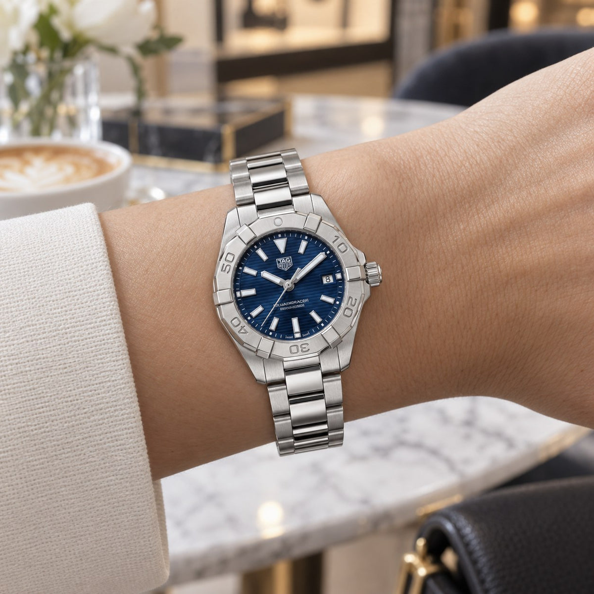 TAG Heuer WBD1412.BA0741 watch on wrist