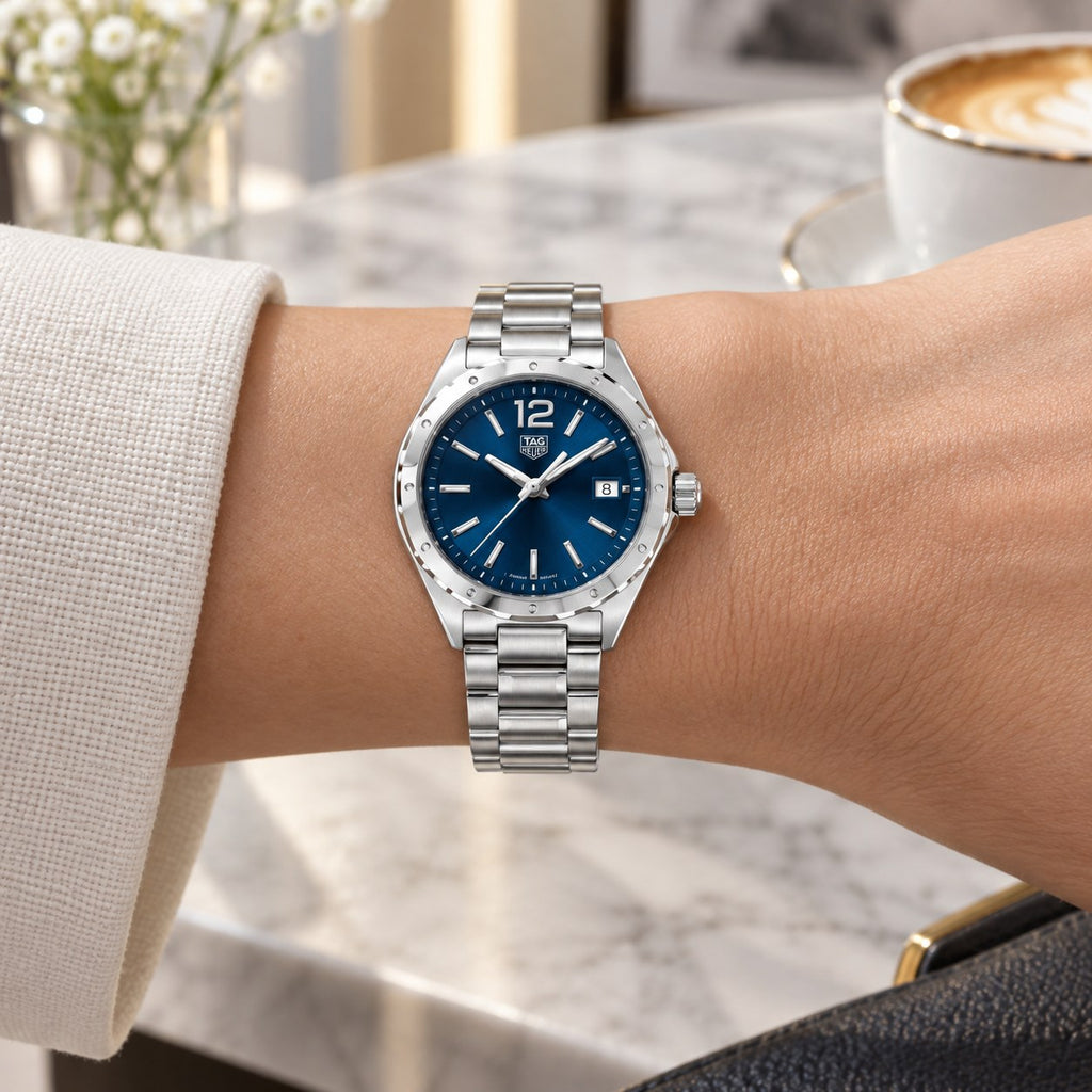 TAG Heuer WBJ1312.BA0666 watch on wrist