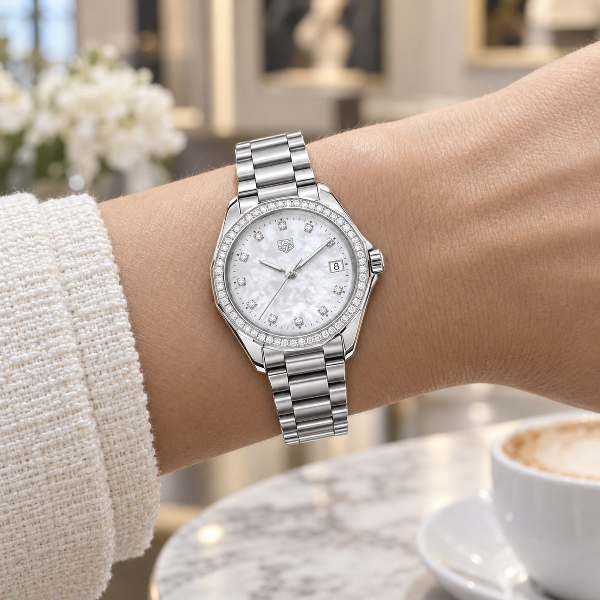 TAG Heuer WBJ1319.BA0666 watch on wrist