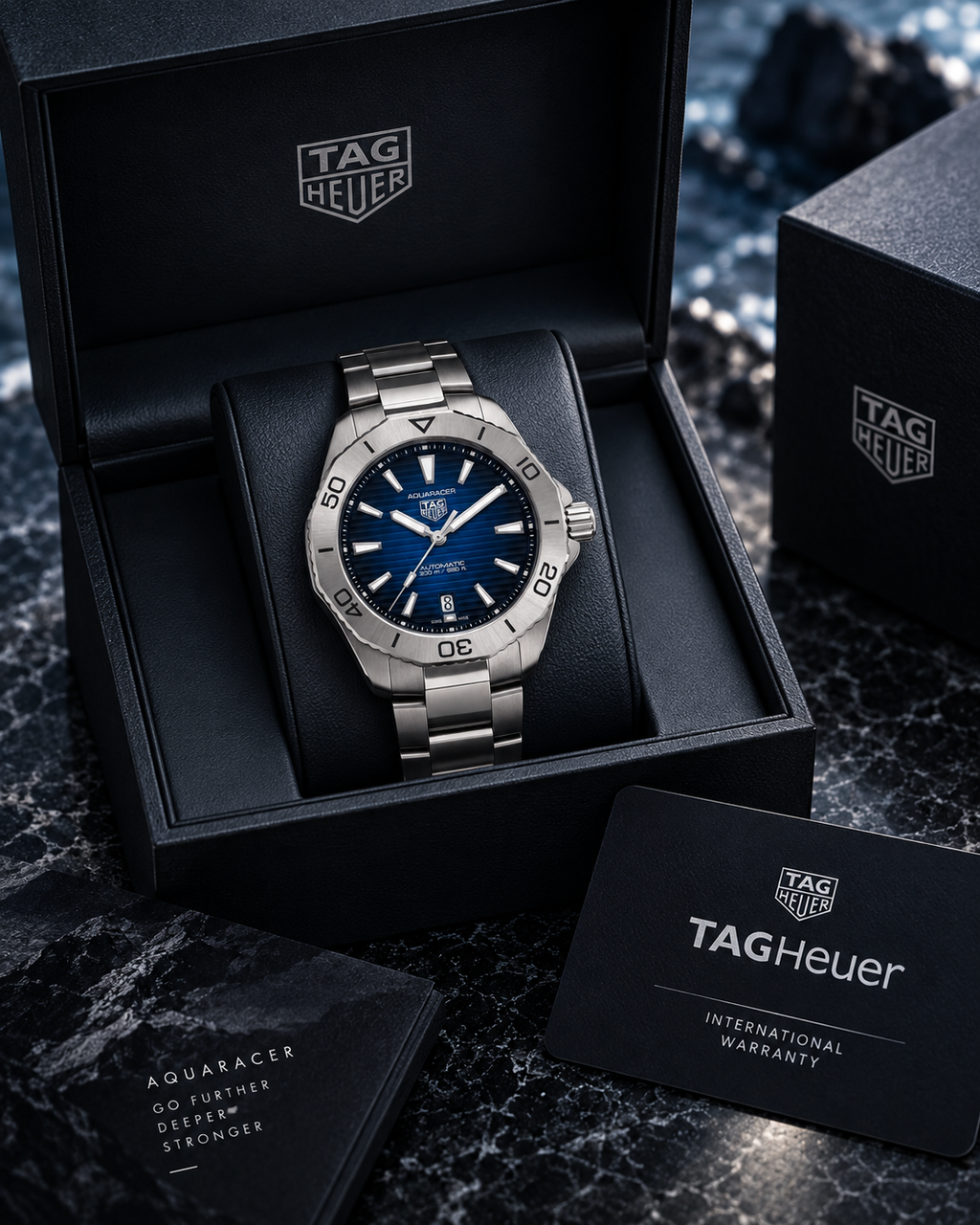TAG Heuer Aquaracer WBP2111.BA0627 luxury packaging and presentation
