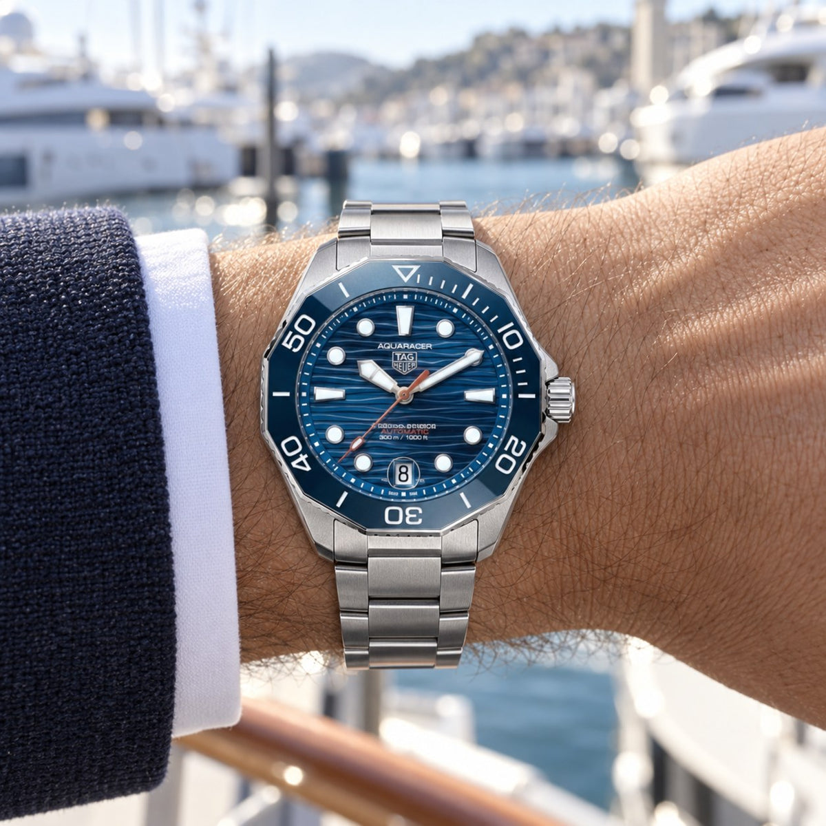 TAG Heuer WBP5111.BA0013 watch on wrist