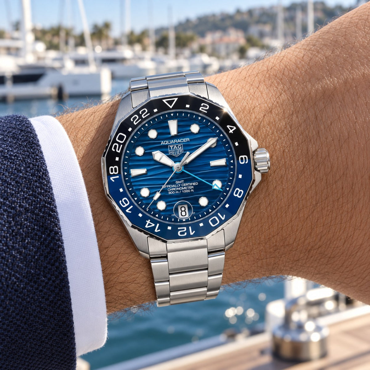 TAG Heuer WBP5114.BA0013 watch on wrist