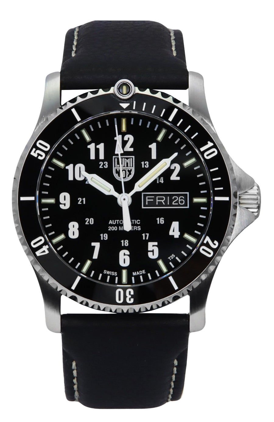 Luminox Sport Timer Lederarmband Blaues Zifferblatt Automatikuhr Taucheruhr XS.0921 200M Herrenuhr