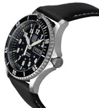 Luminox Sport Timer Leather Strap Blue Dial Automatic Diver's XS.0921 200M Men's Watch