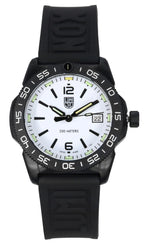 Luminox Pacific Diver Ripple Kautschukarmband Weißes Zifferblatt Quarz XS.3127M 200M Herrenuhr