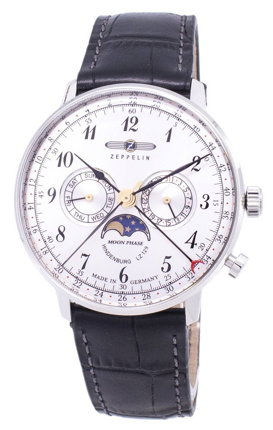 Zeppelin Serie LZ 129 Hindenburg Germany Made 7036-1 70361 Herrenuhr