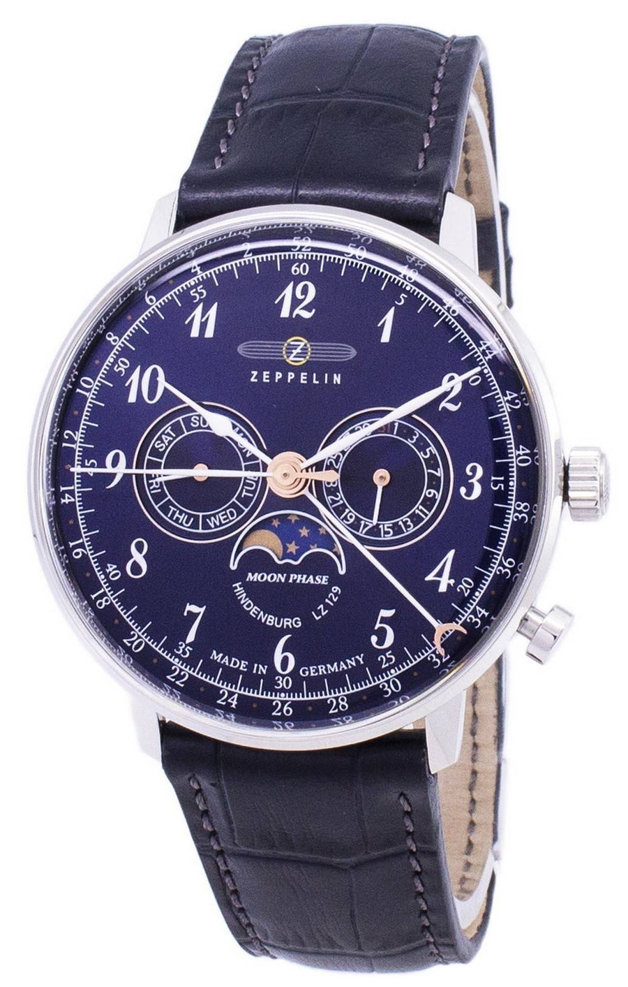 Zeppelin Serie LZ 129 Hindenburg Germany Made 7036-3 70363 Herrenuhr