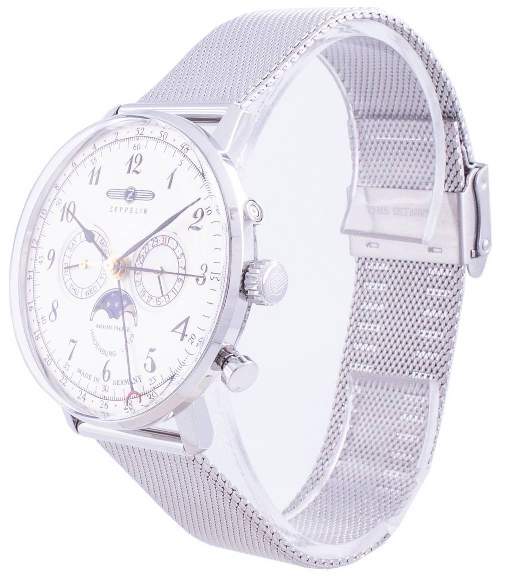 Zeppelin Hindenburg LZ129 7036M-1 7036M1 Quartz maanfase herenhorloge