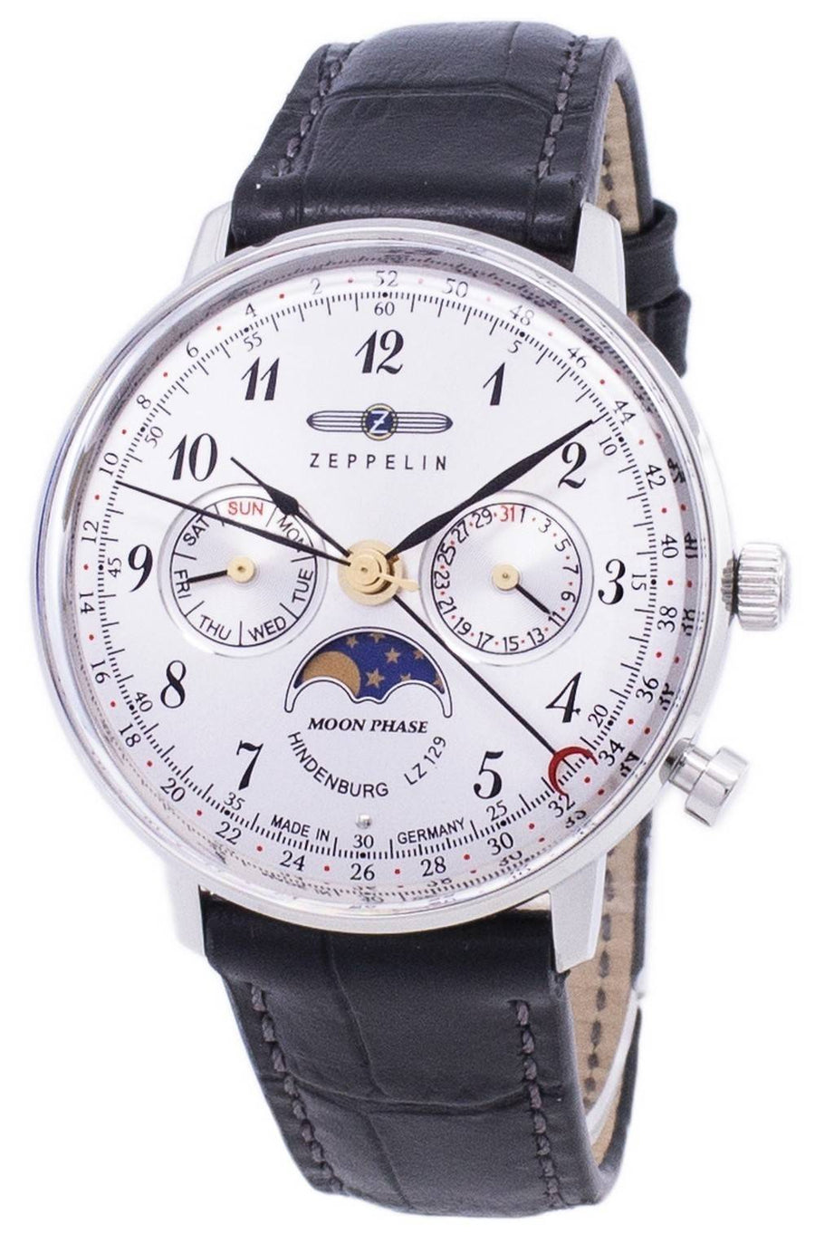 Zeppelin Serie LZ 129 Hindenburg Germany Made 7037-1 70371 Herrenuhr