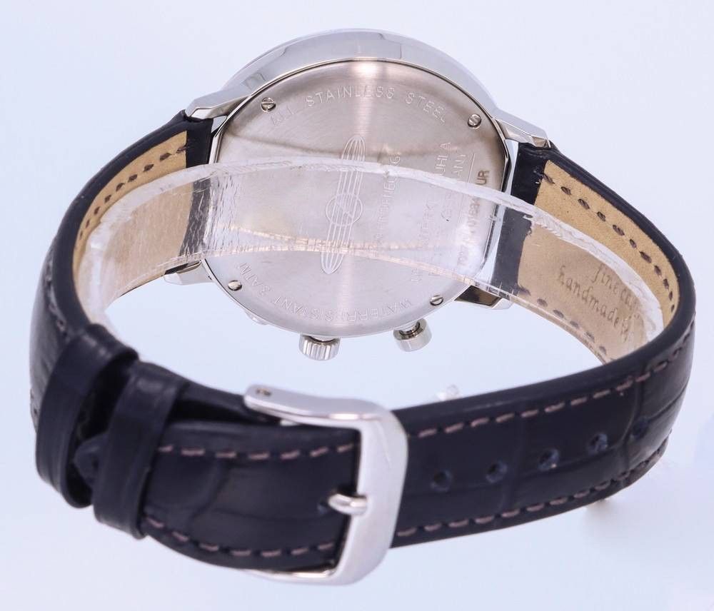 Zeppelin LZ129 Hindenburg Moonphase Blue Dial Quartz 7037-3 70373 Women's Watch
