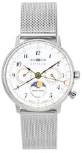 Zeppelin LZ129 Hindenburg Moonphase Silver Dial Quartz 7037M1 Women's Watch