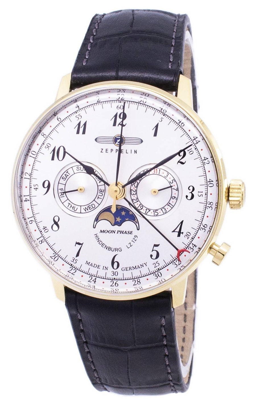 Zeppelin Serie LZ 129 Hindenburg Germany Made 7038-1 70381 Herrenuhr