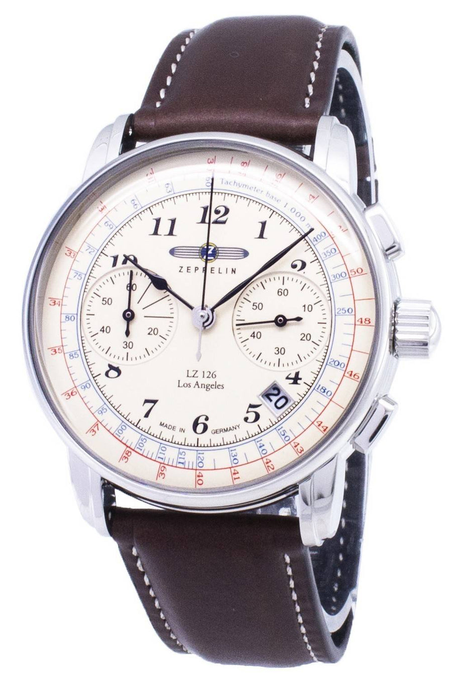 Zeppelin Serie LZ126 7614-5 76145 Germany Made Herrenuhr