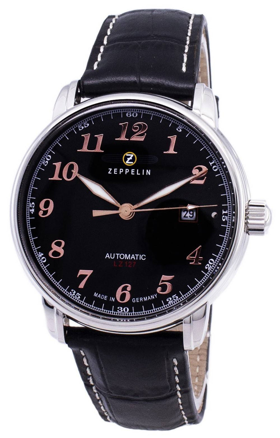 Zeppelin Serie LZ127 Graf Automatik Made in Germany 7656-2 76562 Herrenuhr