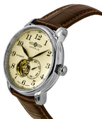 Zeppelin Series LZ127 Graf 7666-5 76665 Automatic Germany Made Men's Watch