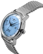Zeppelin Atlantic Edelstahl Ice Blue Zifferblatt Automatik 8462M6 Herrenuhr