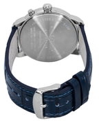 Zeppelin Friedrichshafen Blaue Lederarmband Blaue Zifferblatt Quarz 85363 Herrenuhr