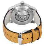 Zeppelin Captain's Line Lederarmband Beige Skelett Zifferblatt Automatik 86585 Herrenuhr