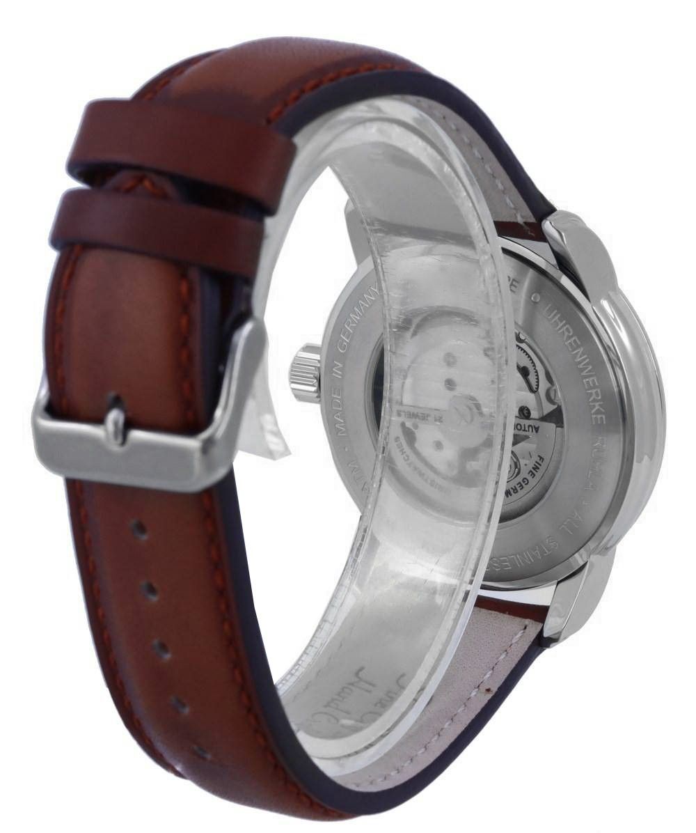 Zeppelin New Captain's Line Blue Dial Leather Strap Automatic 8662-3 86623 Men's Watch