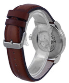 Zeppelin New Captain's Line Blaues Zifferblatt Lederarmband Automatikuhr 8662-3 86623 Herrenuhr