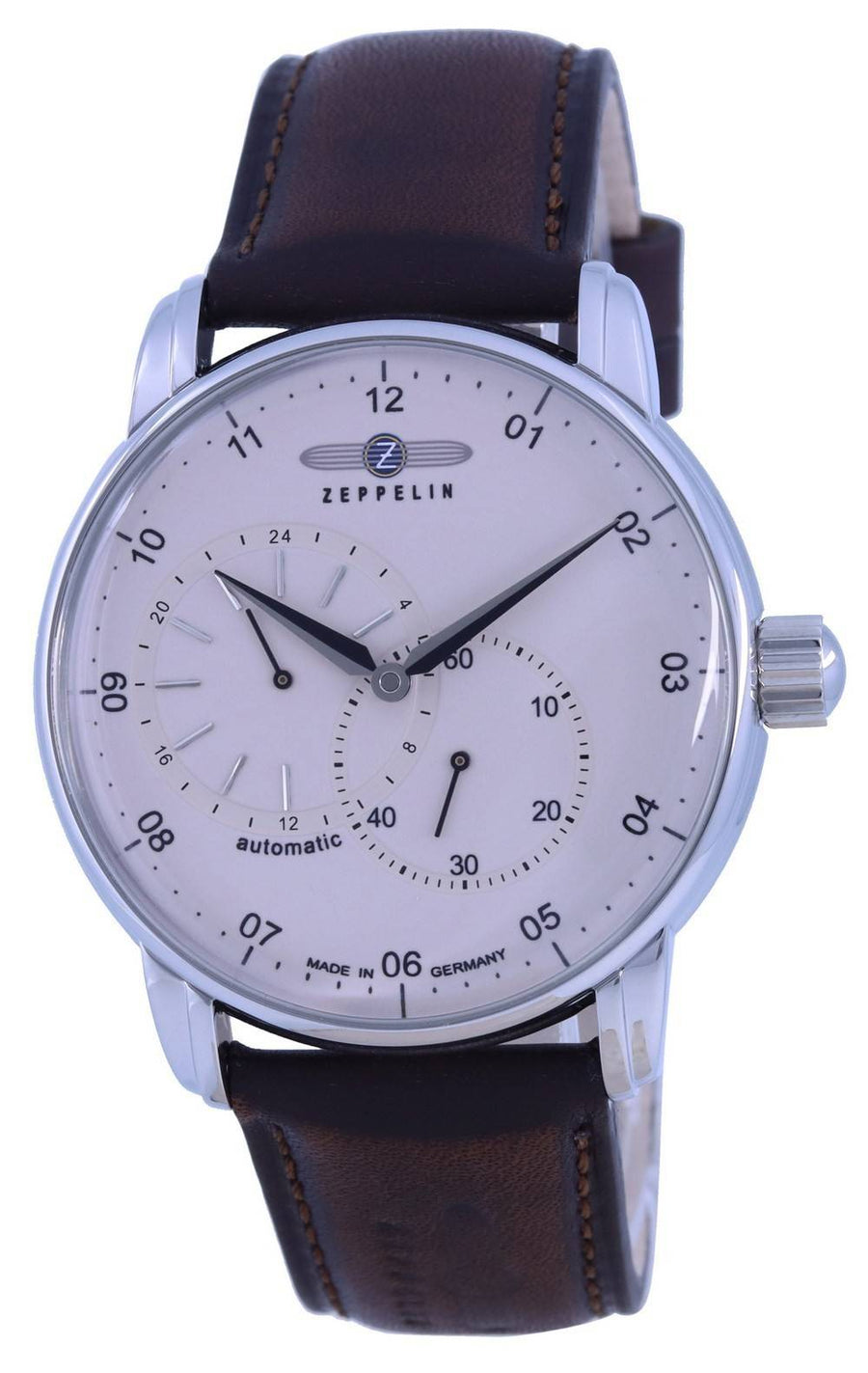 Zeppelin New Captain's Line Beige Zifferblatt Automatik 8662-5 86625 Herrenuhr