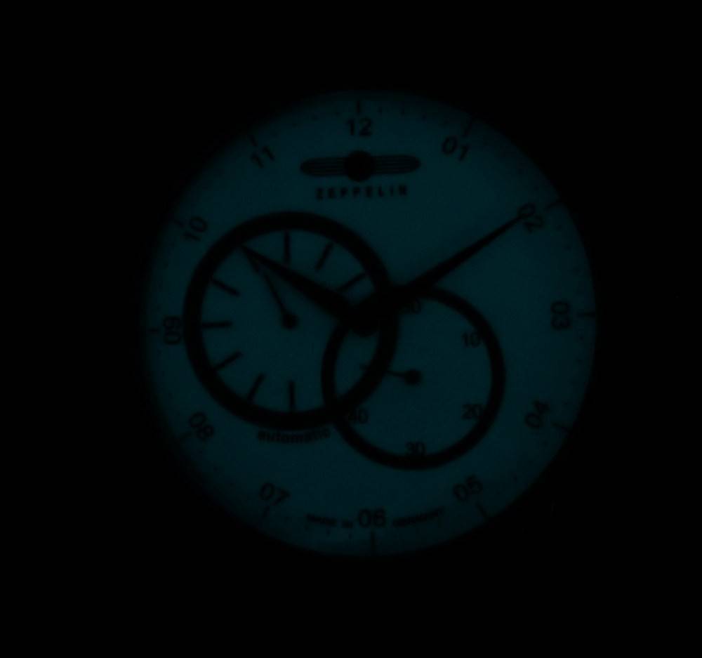 Zeppelin nieuwe Captain's Line beige wijzerplaat automatisch 8662-5 86625 herenhorloge